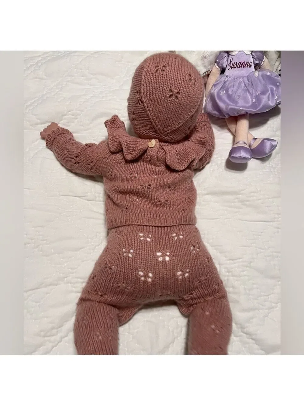 Knitted merino 3-piece set